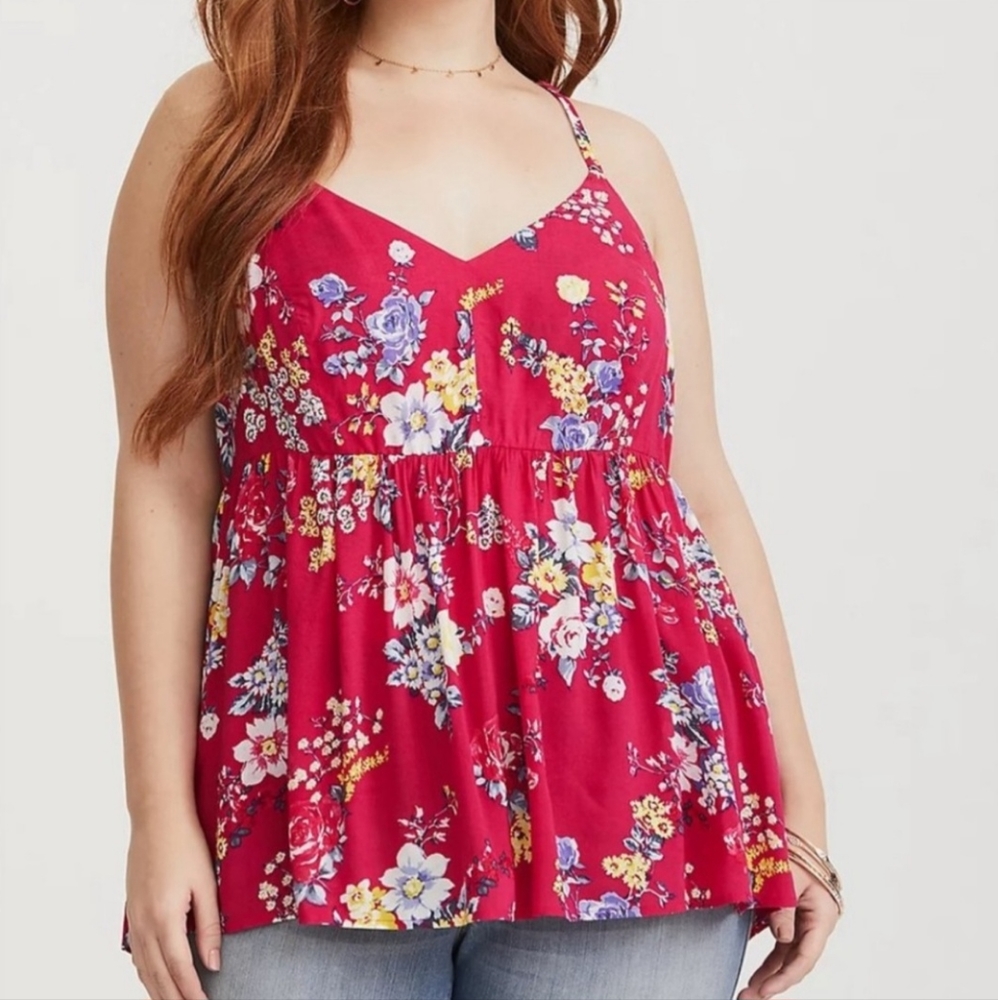 Torrid floral blouse